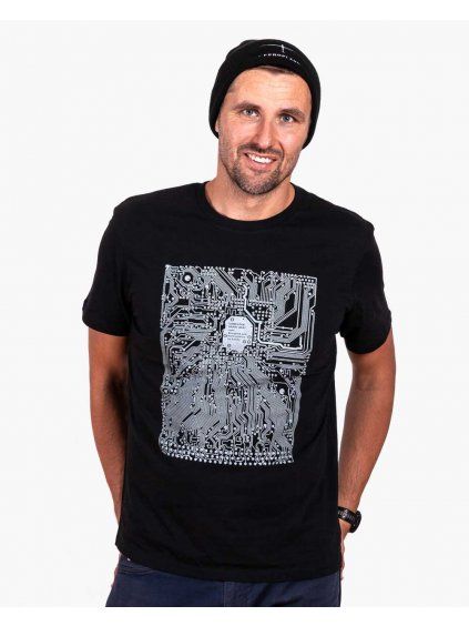integrated circuit tshirt integrovany obvod triko cerne lucie tatarova a
