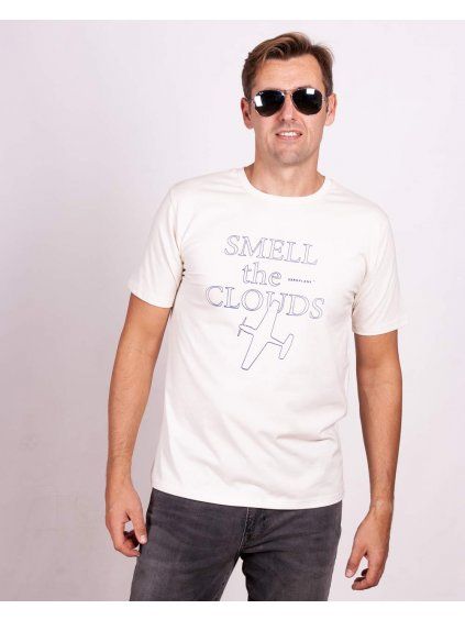 panske tricko s potiskem ceska vyroba smell the clouds eeroplane p51mustang