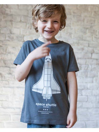 detske tricko americky raketoplan bio bavlna eeroplane