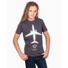 detske tricko s potiskem boeing737 asfalt eeroplane