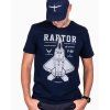 panske tricko s potiskem letadlo f22 raptor navy eeroplane portret
