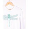 tricko s potiskem vazka lucie tatarova dragonfly tshirt detail