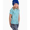 kids gliders tshirt eeroplane tricko s kluzaky zeleny melir