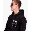 černá mikina se zipem pro pilota kluzáku, značka Eero Plane / Black zip hoodie Glider Pilot, designed and produced by Eero Plane