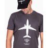 sede tricko s letadlem boeing 737 eeroplane
