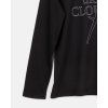 mens glider t shirt long sleeve black smell the clouds by eeroplane