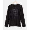 mens glider t shirt long sleeve black smell the clouds by eeroplane01